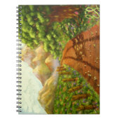 Carnet Autour de la courbure : Paysage original ordonné (Devant)