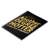 Carnet Autre Degré Plus Chaud Diplôme de Master (Côté gauche)