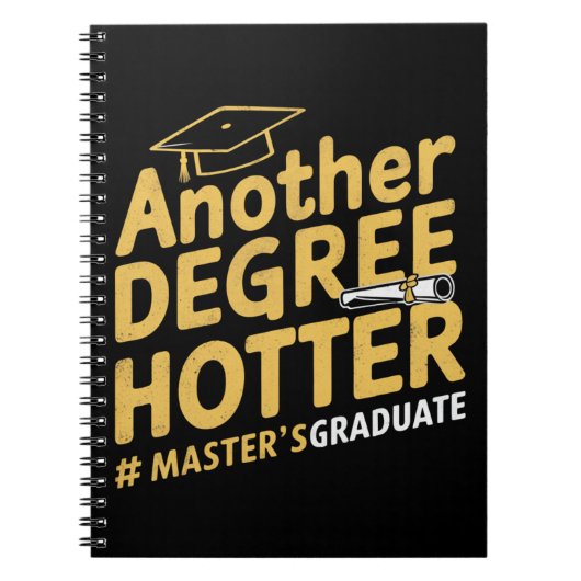 Carnet Autre Degré Plus Chaud Diplôme de Master (Devant)