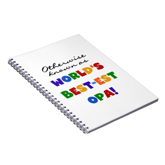 Carnet Autres T-shirts et cadeaux Opa (Côté Droit)