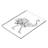 Carnet Autruche inspirée (Côté gauche)