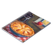 Carnet Autumn Apple Pie Thanksgiving Watercolor (Côté gauche)