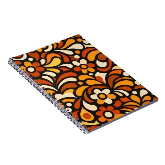 Carnet Autumn Bloom Pattern (Côté Droit)