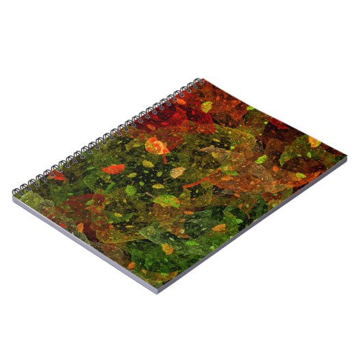 Carnet Autumn colorful decorative design (Côté gauche)