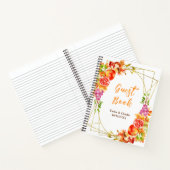 Carnet Autumn Fall Harvest Wedding Guest Book (Intérieur)
