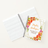 Carnet Autumn Harvest Baby Birth Stats (Intérieur)