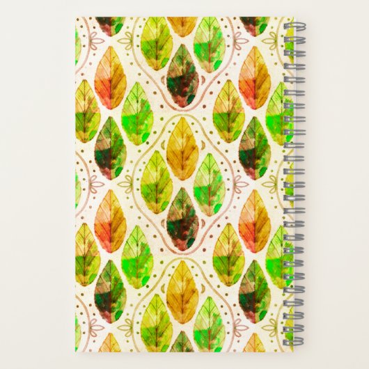 Carnet Autumn Leaf Spiral Notebook (Verso)