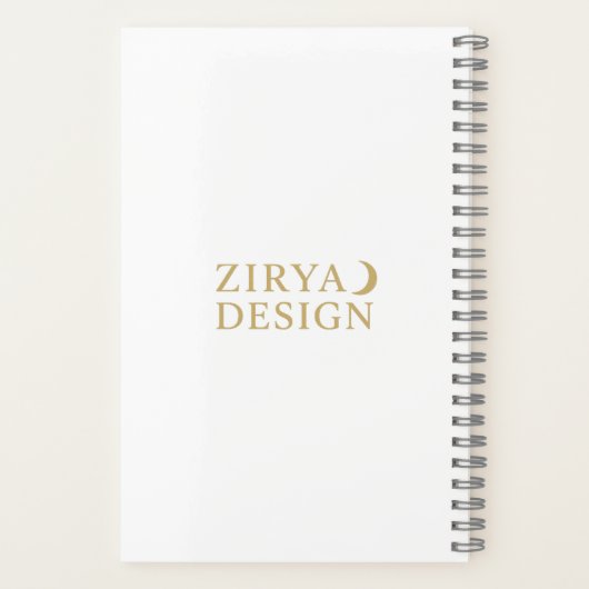 Carnet Autumn Leaves Watercolor Pattern (Verso)