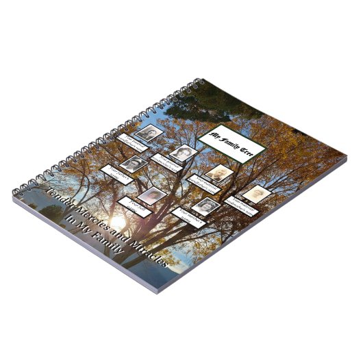 Carnet Autumn Sunset Three Generation Mercies Miracles (Côté gauche)