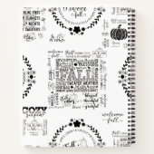 Carnet Autumn Vibes Spiral Notebook & Sketchbook (Dos)