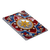 Carnet aux couleurs colombiennes Design abstrait (Côté Droit)