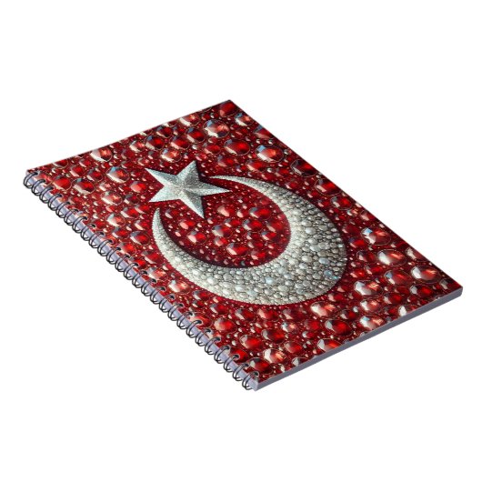 Carnet aux couleurs turques Conception abstraite (Côté Droit)