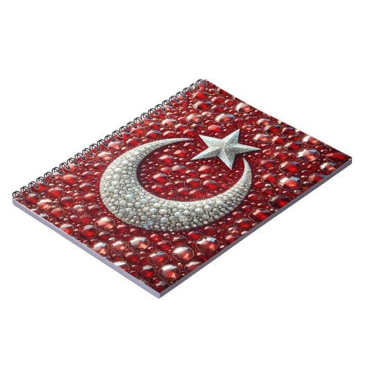 Carnet aux couleurs turques Conception abstraite (Côté gauche)