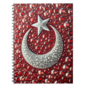 Carnet aux couleurs turques Conception abstraite (Devant)