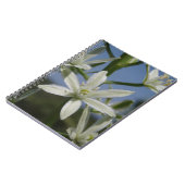 Carnet aux fleurs blanches (Côté gauche)