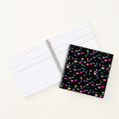 Carnet aux fleurs colorées (Intérieur)