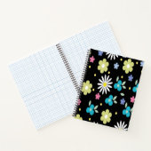 Carnet aux fleurs colorées (Intérieur)