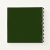 Carnet aux fleurs de rose blanche (Dos)