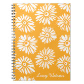 Carnet aux fleurs orange (Devant)