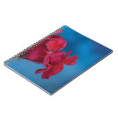 Carnet aux fleurs rouges (Côté gauche)