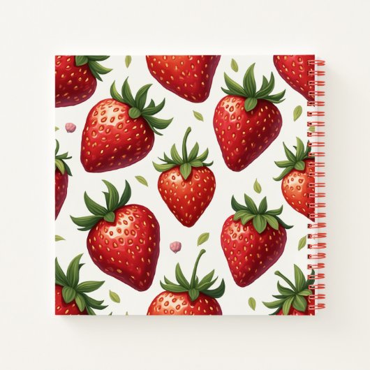 Carnet aux fraises (Dos)