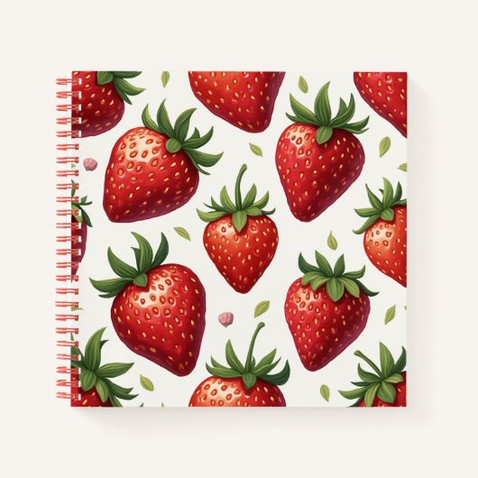 Carnet aux fraises (Devant)