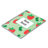 Carnet aux fraises (Côté gauche)