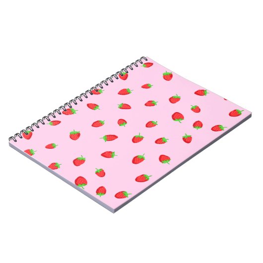 Carnet aux fraises mûres (Côté gauche)