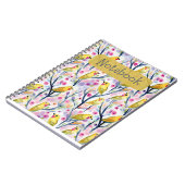 Carnet aux oiseaux jaunes (Côté gauche)