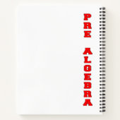Carnet Avant algèbre (Dos)