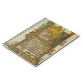 Carnet Ave Maris Stella Manuscrit médiéval de Noël (Côté gauche)