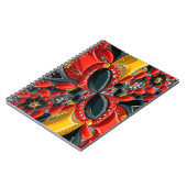 Carnet avec Allemagne Couleurs Design abstrait (Côté gauche)