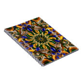 Carnet avec Brésil Couleurs Design abstrait (Côté Droit)