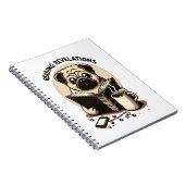 Carnet avec carlin, café et livre (Côté Droit)