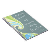 Carnet avec citation poétique de Rumi (Côté Droit)