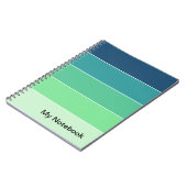 Carnet avec conception de dégradé personnalisable (Côté gauche)