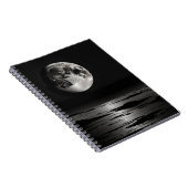 Carnet avec conception lunaire de réflexion - B & (Côté Droit)