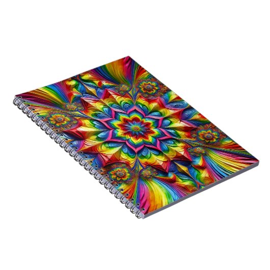 Carnet avec couleurs LGBTQ Conception abstraite (Côté Droit)