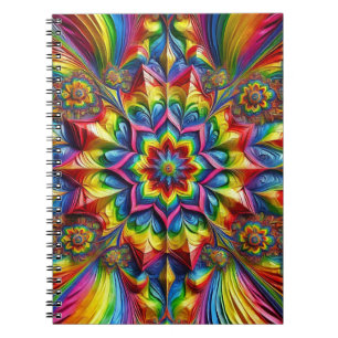 Carnet avec couleurs LGBTQ Conception abstraite