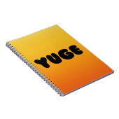 CARNET AVEC COUVERTURE DE DESIGN YUGE (Côté Droit)