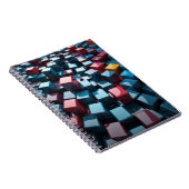 Carnet avec cubes géométriques 3D (Côté Droit)