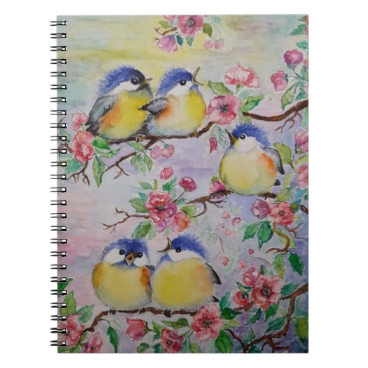 Carnet avec de mignons éperons - Peinture (Devant)