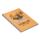 Carnet Avec Des Ailes Courageuses, Elle Vole (Côté Droit)