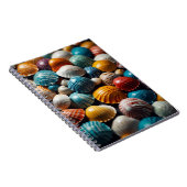 Carnet avec design de coquillages colorés (Côté Droit)