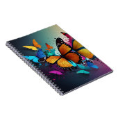Carnet avec design papillon dynamique (Côté Droit)