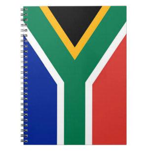 Carnet avec drapeau d'Afrique du Sud