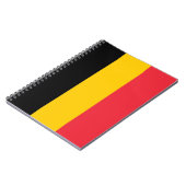 Carnet avec Drapeau de Belgique (Côté gauche)