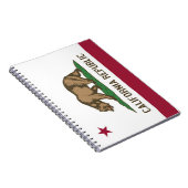 Carnet avec Drapeau de Californie (Côté Droit)