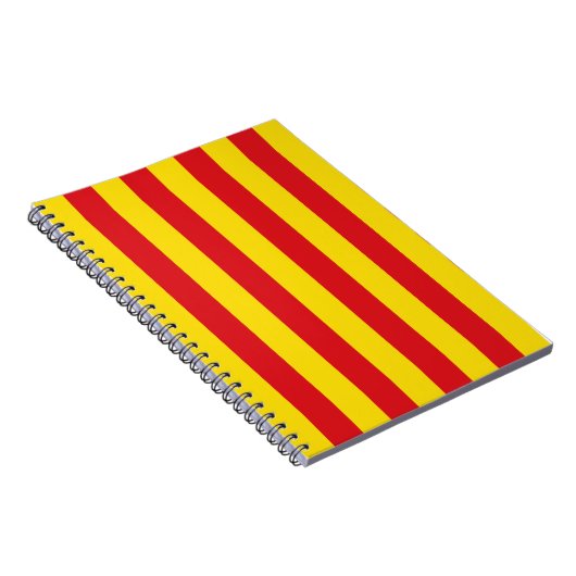 Carnet avec Drapeau de Catalogne (Côté Droit)