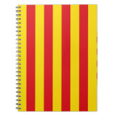 Carnet avec Drapeau de Catalogne (Devant)